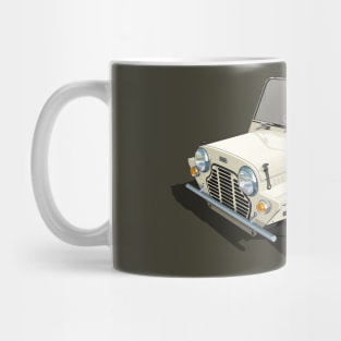 Austin Mini Moke in white Mug